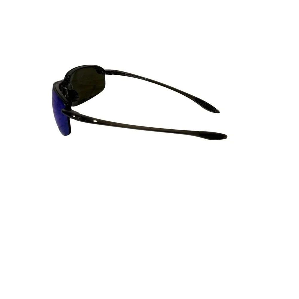 Maui Jim Mens Ho'okipa Polarized Mirrored Wrap Sunglasses 64mm